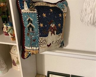 Christmas closet in bedroom