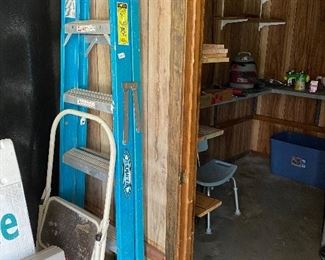 Step stool and ladder in Garage