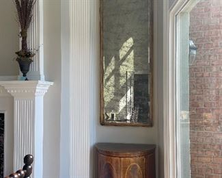 Maitland Smith: matching demilune cabinets, 32” tall, 18.5” deep, 32.5” tall