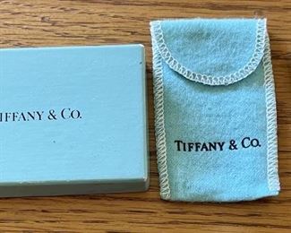 Authentic Tiffany And Co. Sterling Silver Money Clip 20.1 Grams In Original Tiffany Bag And Box