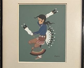 Original Navajo Artist Beatien Yazz Painting