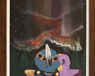 Native American Artist Sam English Signed Limited Edition Print Signed 42/50