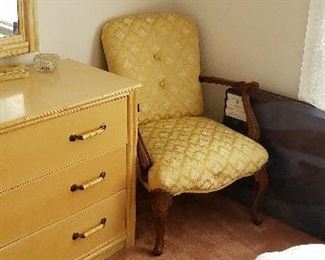 Upholstered side chair