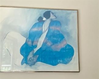R.C. Gorman American Indian Print 1977