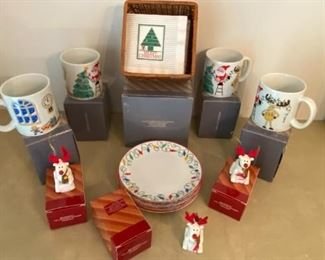 Avon Christmas Dishes