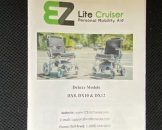 EZ Lite Cruiser Electric Chair,