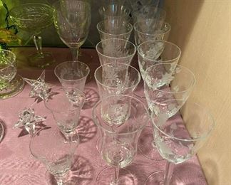 Vintage Stemmed Glasses