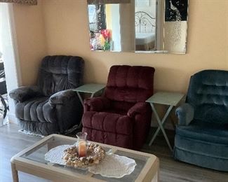 Recliners and rocking swivels