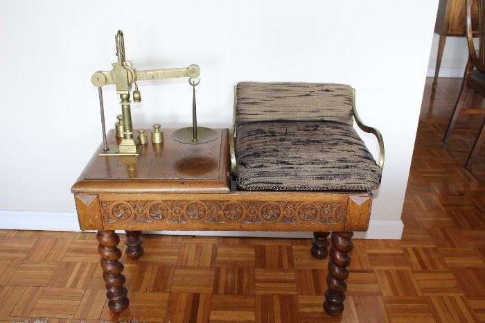 FANTASTIC ANTIQUE JOCKEY SCALE