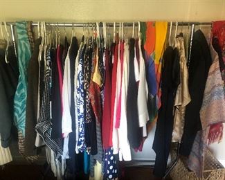 Women’s clothes and scarves