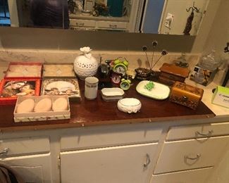 Bathroom soaps, etc