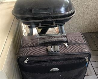 BBQ and suitcase