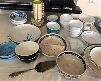 Asst everyday dishes, including polish