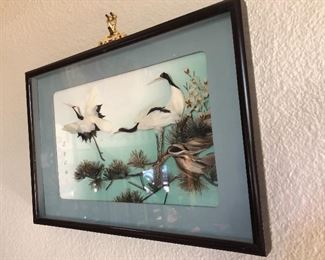 1 of 2 Asian feather bird pictures