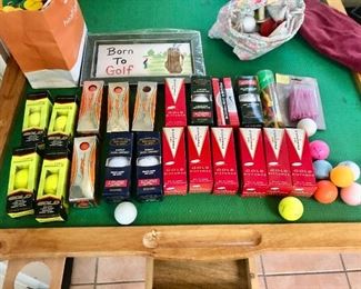 New/used golfballs