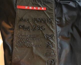 Inside of womens Prada Vest