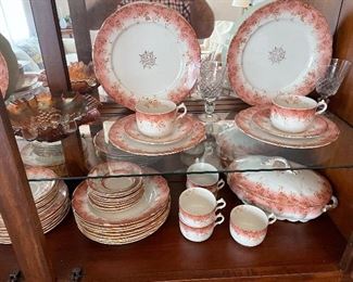 Antique carnival glass bowl