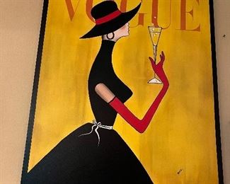 Vogue painting $80