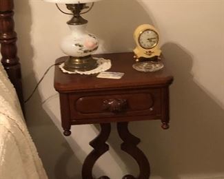 The bedside table 