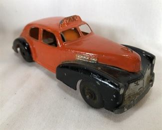 Vintage Hubley Die Cast #459 Metal Taxi Cab