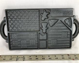 John Wright Co Gingerbread House Cast Iron Mold