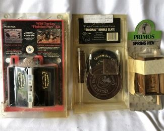 3 Wild Turkey & Spring Hill Inn Game Calls