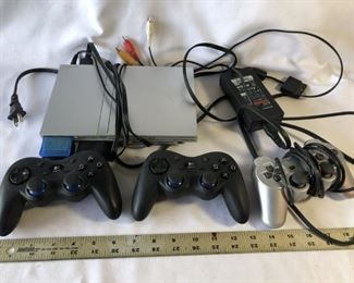 Sony Playstation 2 With 3 Controllers