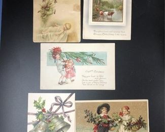 Shoebox full of Old Postcards Mostly Holidays and Humor