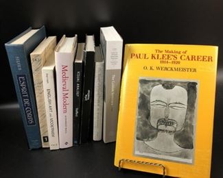 9 Art Books Including, The Making of Paul Klee's Career