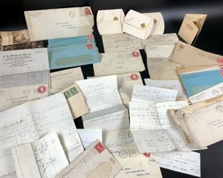 Ephemera Lot Mostly circa 1870-1925