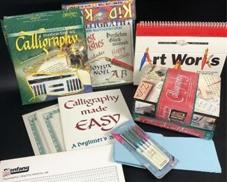 Lots of Calligraphy Supplies Most unused