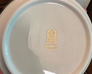Lenox “Solitaire” china set