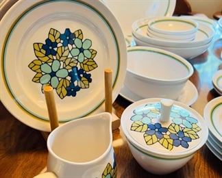 Very fun vintage Franciscan “Cantata” Whitestone Ware china set