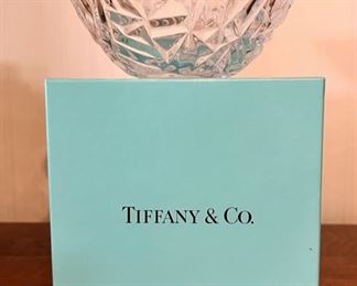 Tiffany & Co. small cut crystal bowl