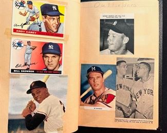 1950’s Baseball Scrap Book