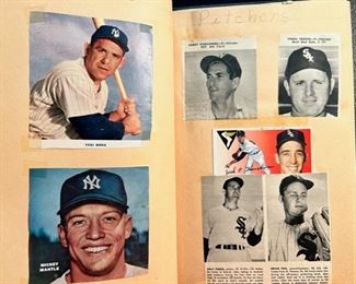 1950’s Baseball Scrap Book