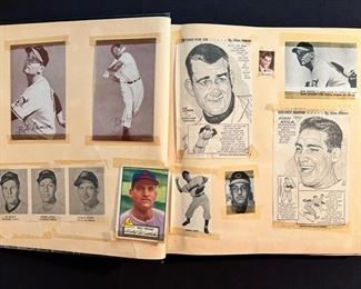 1950’s Baseball Scrap Book
