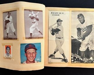 1950’s Baseball Scrap Book