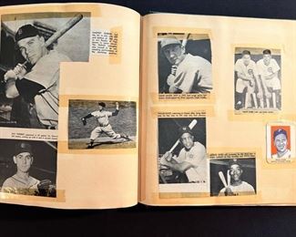 1950’s Baseball Scrap Book