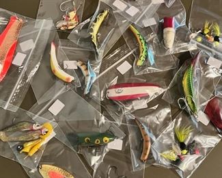 Selection of fishing lures