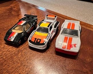A sampling of the vintage Matchbox and Hot Wheels collection, including a 1985 Lamborghini Countach L P 500 S, 1983 Racing Porsche 935 and a 1985 Pontiac Fiero
