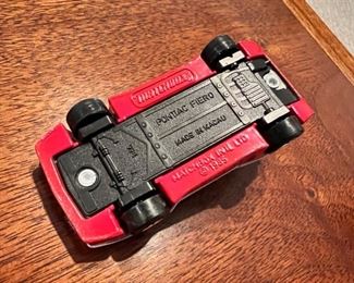 A sampling of the vintage Matchbox and Hot Wheels collection, including a 1985 Lamborghini Countach L P 500 S, 1983 Racing Porsche 935 and a 1985 Pontiac Fiero