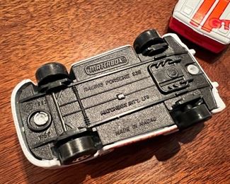 A sampling of the vintage Matchbox and Hot Wheels collection, including a 1985 Lamborghini Countach L P 500 S, 1983 Racing Porsche 935 and a 1985 Pontiac Fiero