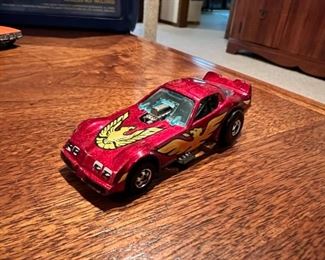 A sampling of the vintage Matchbox and Hot Wheels collection