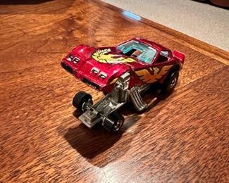 A sampling of the vintage Matchbox and Hot Wheels collection