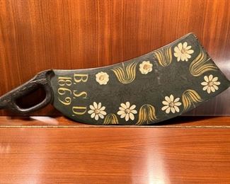 Antique 1869 Scandinavian Scutch