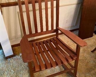 Large, well-made vintage rocking chair.
