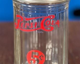Pepsi Sugar Shaker	6in H x 3in Diameter at base	
