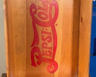 Pepsi Cola Wood Crate #2	6x11.5x17.75in	
