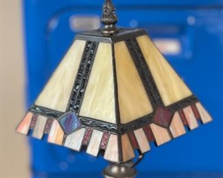 Repro Slag Lamp Arts & Crafts Style	15x6x6in	HxWxD
